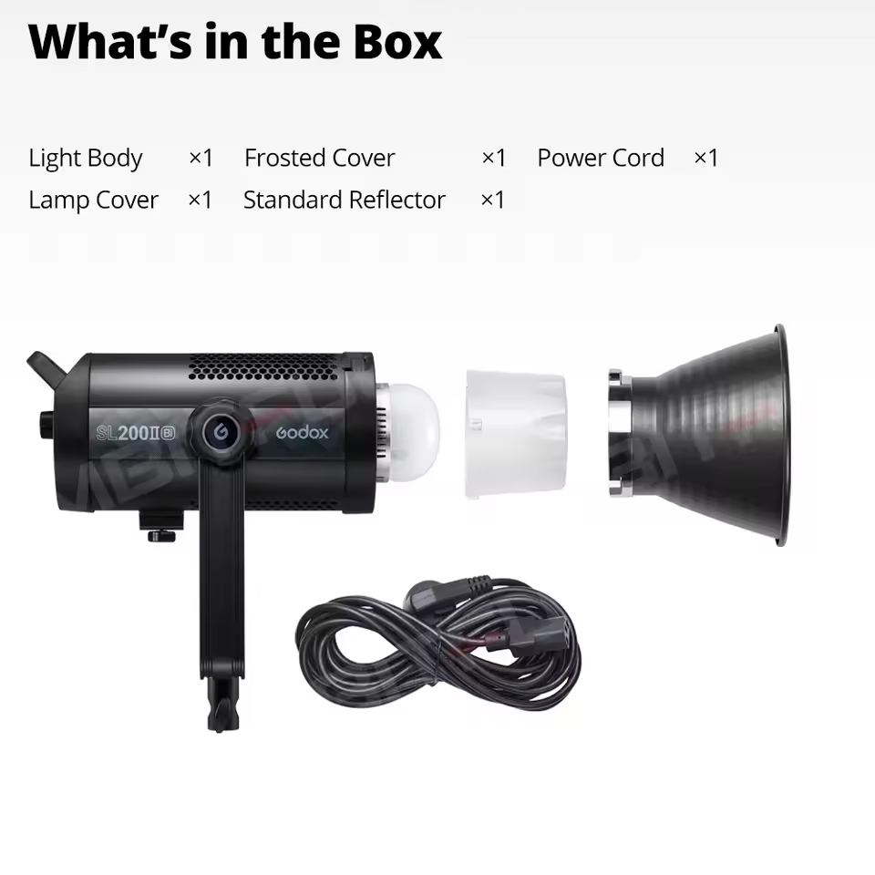 Godox SL200II Bi 200W 2800-6500K Éclairage vidéo LED bicolore