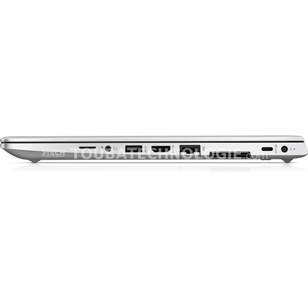Ordinateur portable HP Elitebook 745 G6, écran 14 pouces FHD (1920 x 1080) sans tactile, processeur AMD Ryzen 5 3500U, 8 Go de RAM, SSD de 256 Go, Windows 10 Professionnel