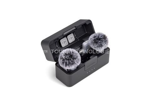 Microphone sans fil Dji Mic Mini 2 Bluetooth 2 TX + 1 Mobile RX + Etui de chargement Noir