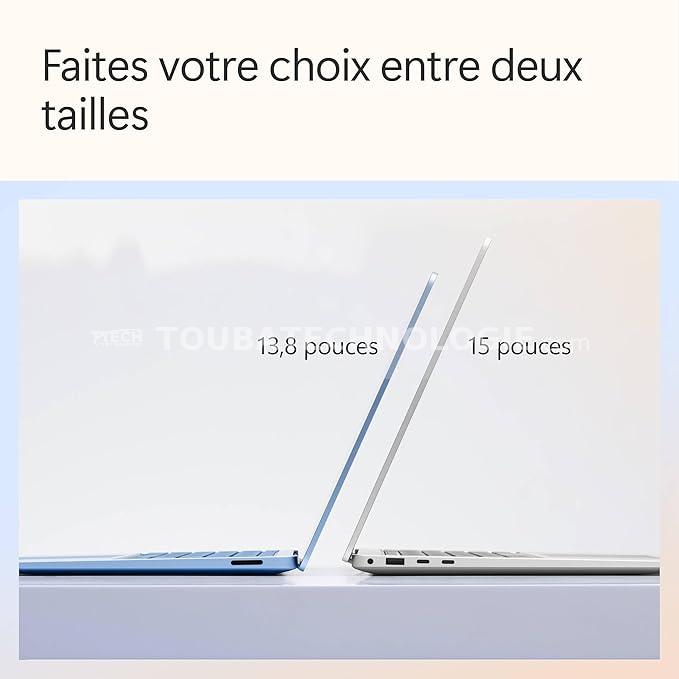 Microsoft Surface Laptop | Copilot+ PC | Ecran Tactile 13” | Snapdragon® X Elite | 16Go RAM | SSD 512Go| Dernier Modèle, 7ème Edition | Noir